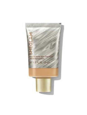 SHEGLAM Dew & Done ملون خفيف للبشرة مع Spf20-Acorn علامة تجارية جمال مكياج ميكب مستحضرات تجميل للنساء الفتيات مثالي لفصل الشتاء الربيع مثالي ل- Y2K أزياء أنيقة رمضان هدية حفلة جاهز أفضل لون