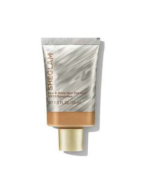 SHEGLAM Dew & Done ملون خفيف للبشرة مع Spf20-Golden علامة تجارية جمال مكياج ميكب مستحضرات تجميل للنساء الفتيات مثالي لفصل الشتاء الربيع مثالي ل- Y2K أزياء أنيقة رمضان هدية حفلة جاهز أفضل لون