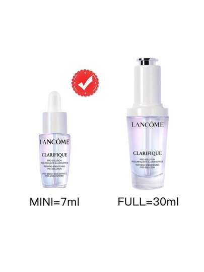 Lancôme سيروم البشرة ال- LANCOME CLARIFIQUE REFINING BRIGHTENING PRO-SOLUTION بحجم 7 مل، مع استخلاص براعم الزان الخشبي وحمض PHA والنياسينميد/ لتفتيح البشرة وتقليل البقع الداكنة
