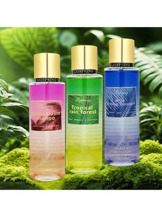 Ligspring [رذاذ العطر 250مل لعائلة عطور ] زهر الكرز / الوردة / الخوخ / الفانيليا | صيغة طبيعية خالية من الكحول | رائحة قوية وطازجة للملابس والهواء الاستخدام المزدوج | هدية حلوة