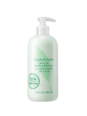 ELIZABETH ARDEN كريم/لوشن جسم إليزابيث آردن شاي أخضر، 500 مل. غني بمستخلص الشاي الأخضر العطري، هذا الكريم المغذي والمرطب يترك البشرة ناعمة ولينة. مزيج متناغم من المكونات الطبيعية يوفر تجربة عطرية منعشة ومنشطة ومتوازنة.