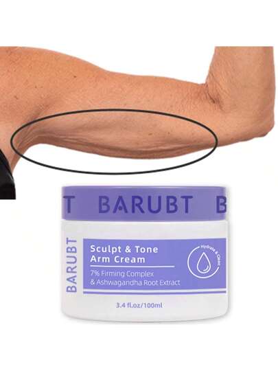 طقم تانكيني حريمي BARUBT عد التنازلي لإبراز ذراعيك الجميلة هذا الصيف! كريم تشكيل سريع - خطة رعاية بشرة الذراع المحسنة، 100مل - يحتوي على 7% مركب النياسين وخلاصة من فطر كورديسبس سينينسيس