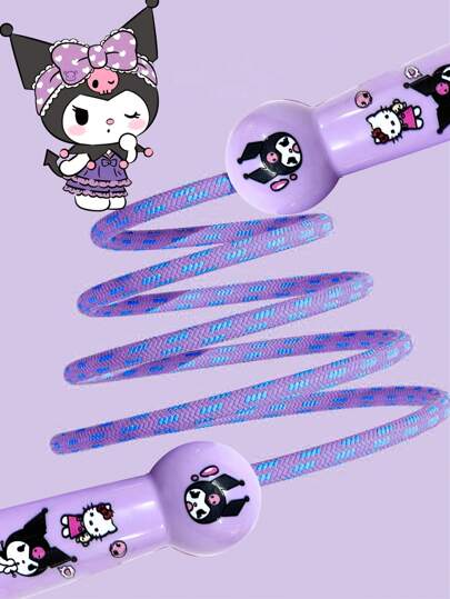 Sanrio لعبة حبل القفز سارية كورومي-، حبل تدريب بدني للأطفال تعليمي، حبل قفز للطلبة، لعبة حبل القفز للرياضة والخارج للأطفال