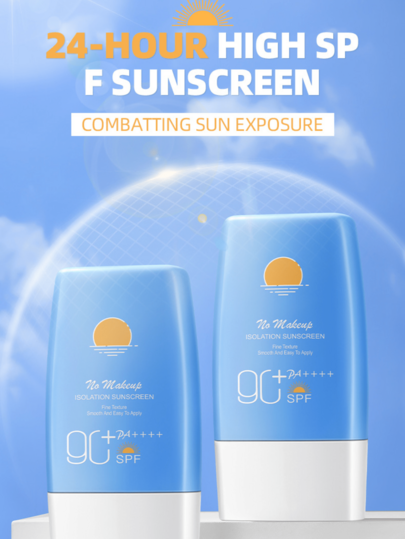 1/2/3 قطعة واقي شمس بمعامل حماية 90SPF، يحجب الأشعة فوق البنفسجية بفعالية، غير دهني ومنعش، يوفر حماية خارجية ورطوبة، مناسب لجميع أنواع البشرة، خاص بالاستخدام الصيفي والشاطئي.