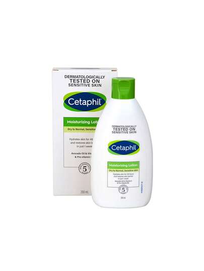 Cetaphil مرطّب الوجه والجسم من سيتافيل، مرطب مرطب لطيف 200مل لجميع أنواع البشرة ، مناسب للبشرة الحساسة ، خالٍ من العطور ، لا يسبب الحساسية ، لا يسد المسام