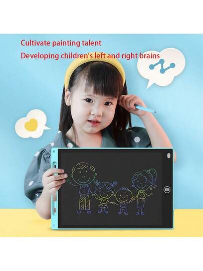 1 قطعة/2 قطعة/5 قطع لوحة رسم ألوان LCD، لوحة كتابة LCD، لوحة كتابة ورسم للعودة إلى المدرسة، مزودة بقلم حبر، لوحة كتابة إلكترونية متعددة الوظائف، أداة تعليمية، لوحة رسم فني سبورة سحرية، لوحة كتابة قابلة للمسح بالألوان، قفل أو مسح بلمسة واحدة، لوحة كتابة ذك