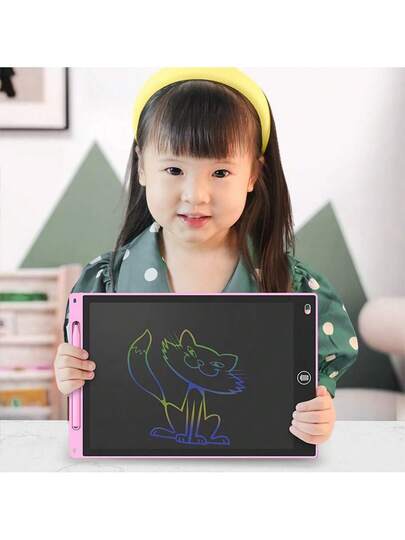 1 قطعة/2 قطعة/5 قطع لوحة رسم ألوان LCD، لوحة كتابة LCD، لوحة كتابة ورسم للعودة إلى المدرسة، مزودة بقلم حبر، لوحة كتابة إلكترونية متعددة الوظائف، أداة تعليمية، لوحة رسم فني سبورة سحرية، لوحة كتابة قابلة للمسح بالألوان، قفل أو مسح بلمسة واحدة، لوحة كتابة ذك