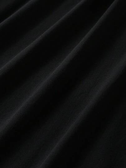 SHEIN JORESS قميص كاجوال مضيء من قطن ممزوج للنساء ذوي الحجم الكبير