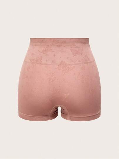 SuitURBody سروال تشكيل محيطي نسائي قصير بخصر عالي ذو نمط فراشة، قطعة أساسية لحفظ الشكل الجيد