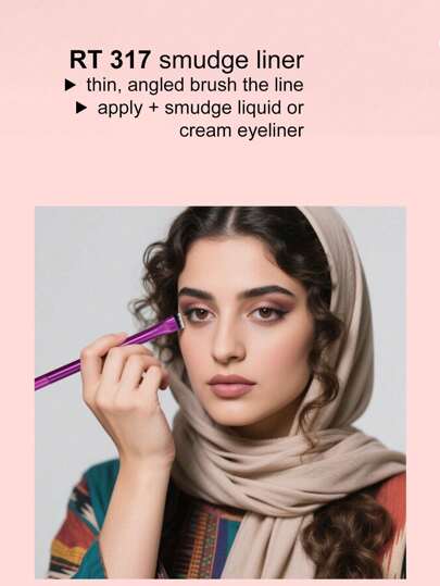 Real Techniques طقم فرش مكياج أساسيات الفنان، للأساس والخدود والتبريز والظل والآيلاينر، أدوات مكياج احترافية، شعيرات اصطناعية، نباتي وغير مجرب على الحيوانات، طقم من 5 قطع
