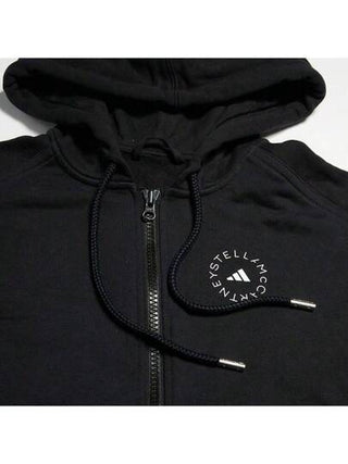 Adidas معطف هود فضفاض عادي للنساء في فصل الخريف ، هودي H59977