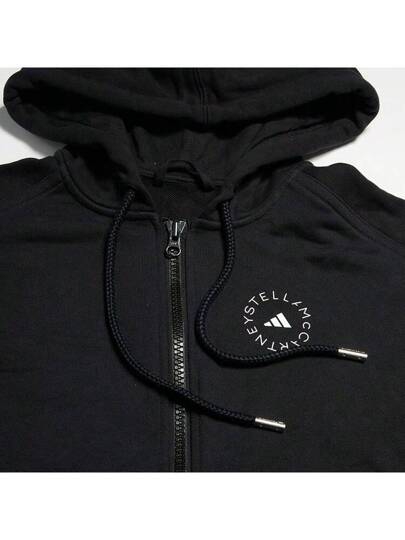 Adidas معطف هود فضفاض عادي للنساء في فصل الخريف ، هودي H59977