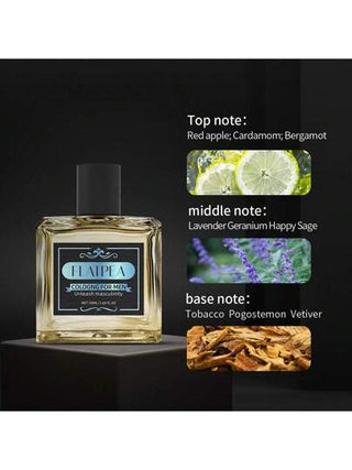 FLATPEA مجموعة عطر يونيسكس حجم 50 مل برائحة 3 - الصندل والكرز والفانيليا، رذاذ ماء الكولونيا - عطر صيفي طويل الأمد هدية للرجال/النساء