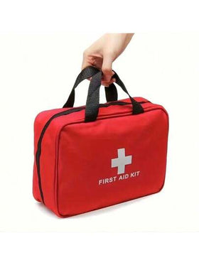 1 Set Medical Emergency First Aid Kit, Outdoor Sports Earthquake Fire Rescue Medical Bag, Portable Handbag For Basic Emergency First Aid Treatment, Suitable For Home, Travel And Camping For Emergency Kit Bagramadan collection