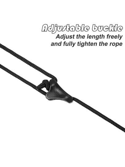 Naturehike حبل معلق لاستخدام خارجي ، حبل غسيل متعدد الاستخدامات، حبل معلق غير انزلاقي قابل للتعديل