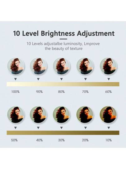 AXNEN حلقة ضوئية LED بقطر 10 بوصة مع حامل ثلاثي القوائم للفيديو والمكياج والتصوير الفوتوغرافي، ضوء الكاميرا مع حامل الهاتف الجوال، مصباح LED للمكتب ب- 3 أوضاع إضاءة و 10 مستويات سطوع (قطر 10 بوصة)