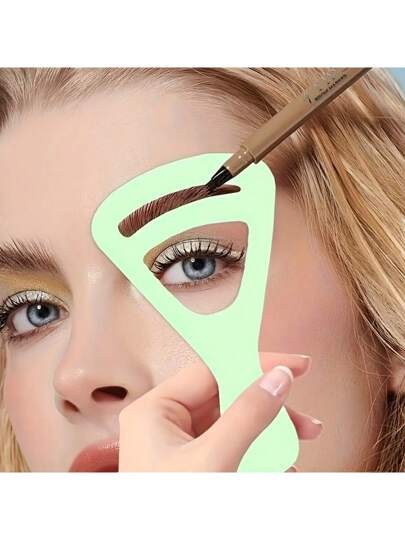 مجموعة من 2 قطعة من قوالب تشكيل الحواجب، قوالب بلاستيكية قابلة لإعادة الاستخدام، DIY رسم وتزيين الحواجب، بطاقة تتبع الحواجب، بطاقة تقاطع الحواجب، بطاقة تشذيب الحواجب، سهلة الحمل أثناء السفر