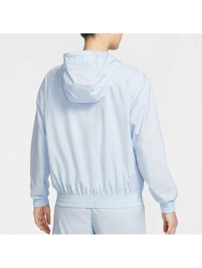 Nike معطف هودي نسائي 2025 من نايك موديل AS W NSW CLSSC WVN UV FZ LOGO بطبعة مُنسوجة رقم HM8972-423