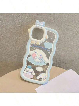 Sanrio حافظة هاتف كارتونية من سانريو متوافقة مع أي فون 15/14/13/12/11/XS/XR/X بلس برو ماكس ومني، من السيليكون الناعم، تصميم كارتوني لطيف وبسيط وإبداعي، يشمل جميع الموديلات (تصميم ثقب للكاميرا، بعض الموديلات لا تتطابق بشكل كامل مع العبوة)