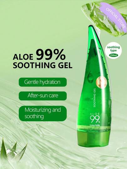 HOLIKA HOLIKA جل الصبار المنعش والغير لزج 250 مل - 99% صبار مهدئ بعد التعرض للشمس - مهدئ ومرطب | مرطب خفيف | قوام جل | غير دهني | امتصاص سريع، مناسب للوجه والجسم والشعر | بدون محافظات | بدون زيوت معدنية | مستحضرات تجميل كورية