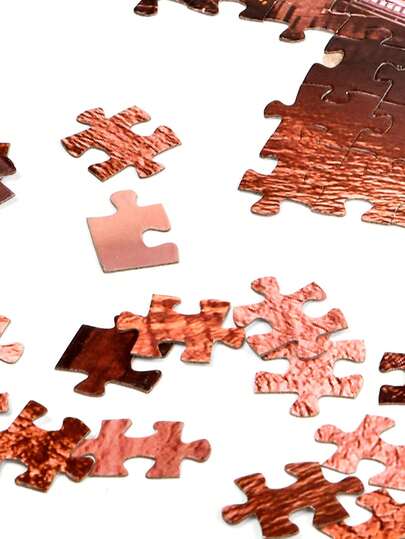 1 علبة لغز قطعة فسيفساء مناظر بحرية فيلا 1000 قطعة، مقاس 70 سم * 50 سم، بطراز لوحة زيتية كرتونية طبيعية، تخفيف الإجهاد للكبار، ديكور فني كبير، هدية عيد الحب عيد الميلاد والهالوين