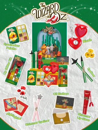 The Wizard of OZ™ | SHEGLAM مجموعة كاملة عيد الأب التخرج عيد الميلاد العطلة الربيع الصيف Y2K فاخر أزياء مكياج مستحضرات التجميل حفل شاطئ سفر تخييم في الهواء الطلق المدرسة الحرم الجامعي رحلة مهرجانات ديكور هدية حاضر وردة فتاة تنكر أفضل لون سحر أجواء