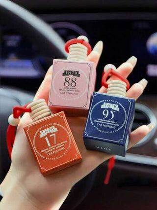 زيت عطري سيارة 8 مل، معطر هواء السيارة الصلب، قلادة معطر هواء كيوت، معطر سيارة سبعة العناصر، عطر منعش ومريح للسيارة طويل الأمد، معطر محايد، منقي هواء، منتج عالي الجودة، مناسب للسفر اليومي، منتج عالي الجودة، مناسب للرجال والنساء معًا، عطر طويل الأمد،...
