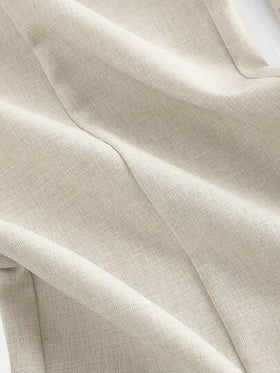 SHEIN MOD بدلة قفز بياقة على شكل حرف V عميق، بدون أكمام، خصر مشدود، سروال واسع الساق باللون الخاكي