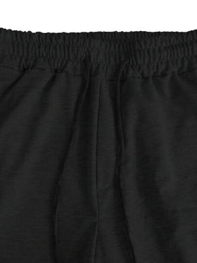 Manfinity Homme شورتات رياضية صيفية عادية للرجال مع رباط سحب