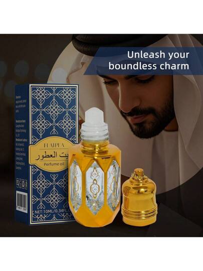 زيت عطري أساسي رجالي 0.34 أونصة سائلة، عطر شرقي طويل الأمد، هدية مثالية لحفلات الأحداث الرسمية والزفاف وعيد الحب وعيد الأب
