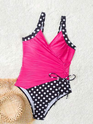 مايوه حريمي قطعة واحدة Swim Vcay بكيني حريمي بقطعة واحدة مطبوع رقميًا ، قماش ناعم وخالي من الخياطة ، مناسب للحفلات والشاطئ والصيف