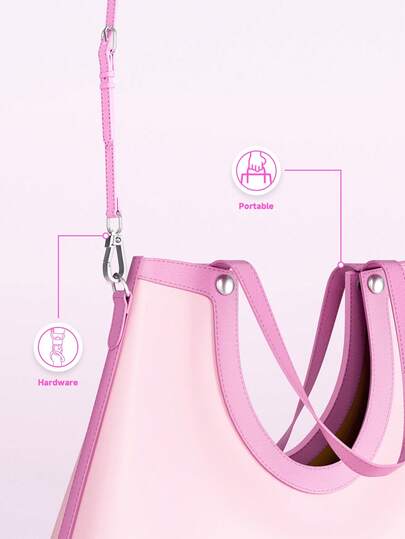 مجموعة حقيبة يد للسيدات - حقيبة كبيرة السعة وحقيبة مطابقة للسهرة، تشمل جيب داخلي وحزام قابل للتعديل، تصميم عصري للعمل والسفر والاستخدام اليومي