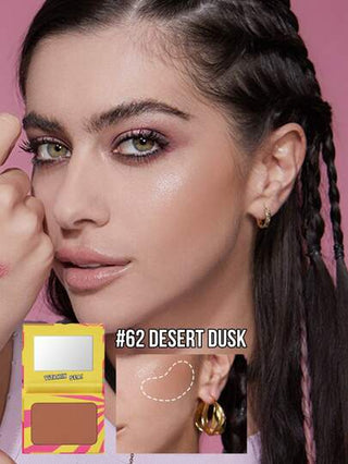 Misslyn بودرة البرونزية والتجسيم للشاطئ! بودرة برونز ذات ملمس ناعم وبودرة ملونة ودهنية مع مرآة، لتجسيم الوجه، متينة وخفيفة الوزن وقابلة للامتزاج، مناسبة لحفلات الماكياج ورحلات الشاطئ والحفلات والسفر والتخييم والهواء الطلق. هدايا لليوم الوطني، عيد...