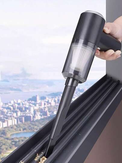 جهاز شفط يدوي لاسلكي 1قطعة ، تصميم محمول، وظيفة النفخ والشفط، قوي لإزالة شعر الحيوانات الأليفة، مناسب للمنزل والسيارة وتنظيف المكتب