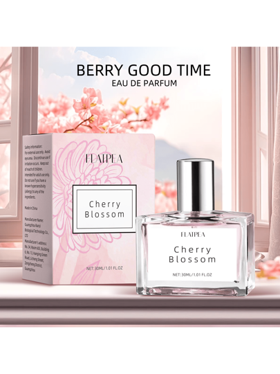 عطر للنساء 1.01 أونصة سائلة، عطر منعش وطويل الأمد، خالي من الكحول، مناسب للتواعيد والاستخدام اليومي والعطلات والحفلات، بنكهات الكرز البري والوردة والمغنوليا. هدية مثالية للنساء، عيد الحب، عيد الميلاد