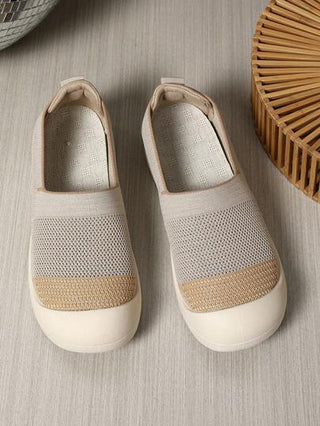 أحذية رياضية كاجوال نسائية ، سميكة الأساس ذات رباط ، قابلة للتنفس ومريحة للجري ، أحذية رياضية خفيفة الوزن قابلة للتغيير بنفسجية من نوع المنسوجة السهلة الارتداء