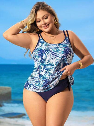 Swim Lushoire مجموعة الفساتين والشورتات المطبوعة عشوائيا للنساء المنتحة ذات الرقبة على شكل V للتحكم في البطن، بكامل الحجم مجموعة لبس السباحة البكيني، مناسبة للشاطئ والنزهات