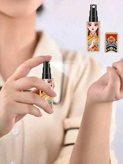 زجاجة عطر جديدة سعة 5مل مربعة الشكل لماكياج أوبرا بكين، قابلة للحمل، يتم ملئها من الأسفل، رذاذ عطر، قابلة لإعادة الاستخدام، تصميم سائل ملئ من الأسفل، زجاجة عطر جيبية. مناسبة للارتداء في المكتب والسفر والاستخدام اليومي، مع العديد من الأنماط للاختيار منها.