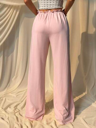 EZwear بنطال نساء أحادي اللون، موضة الصيف