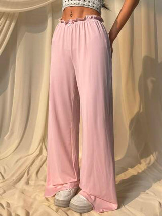 EZwear بنطال نساء أحادي اللون، موضة الصيف