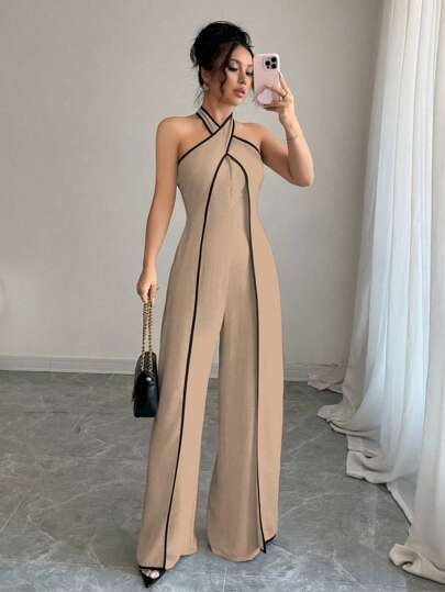 Selianne جمبسوت حريمي بحزام واسع وقصة عبر