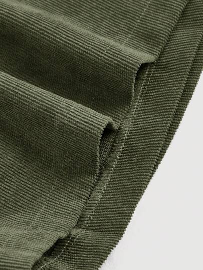 SHEIN MOD بنطلون كيولوت كاجوال للنساء بلون الجيش الأخضر الرجعي مع ربطة متقاطعة، ملابس ريفية للنساء، ملابس غربية للنساء، كيولوت رجعية، أسلوب المال القديم للنساء، ملابس رجعية للنساء