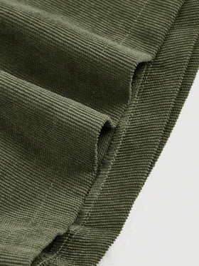 SHEIN MOD بنطلون كيولوت كاجوال للنساء بلون الجيش الأخضر الرجعي مع ربطة متقاطعة، ملابس ريفية للنساء، ملابس غربية للنساء، كيولوت رجعية، أسلوب المال القديم للنساء، ملابس رجعية للنساء
