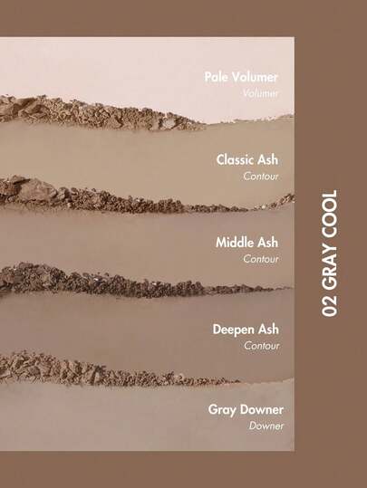 Rom&nd رومان BETTER THAN CONTOUR 02 GRAY COOL، موس تركيز ناعم، تشكيل الجسم، قابل للتطبيق على طبقات، نحت ثلاثي الأبعاد، مناسب للبشرة الجافة، متعدد الاستخدامات، يمكن استخدامه على الأنف/الخدود/خط الشعر، تغليف مغناطيسي، دليل شدة اللون، تشكيل سريع لمدة 5 دقائق