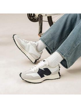 New Balance أحذية رياضية للرجال والنساء، أحذية جري خفيفة الوزن ومريحة، أحذية للأزواج، أحذية كاجوال منخفضة الارتفاع مقاومة للتآكل MS327FE-D