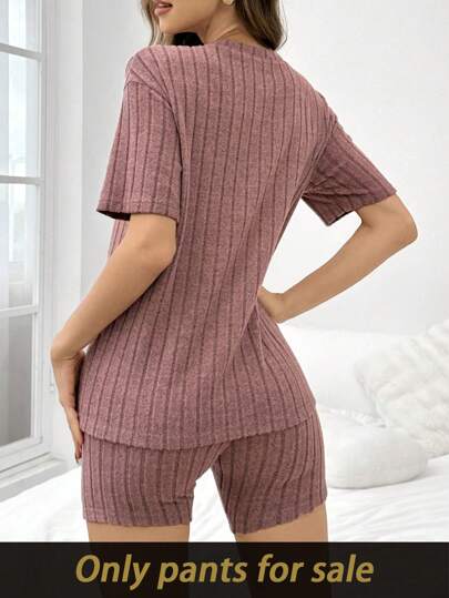 SHEIN شورتات نسائية داخلية منقوشة بنمط مُحبب بنسيج مناسب البنية
