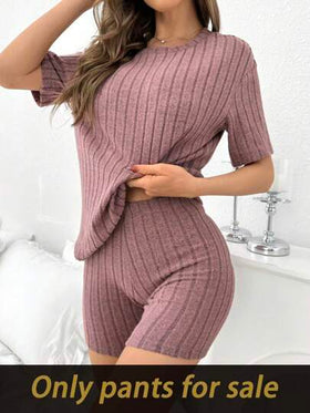 SHEIN شورتات نسائية داخلية منقوشة بنمط مُحبب بنسيج مناسب البنية
