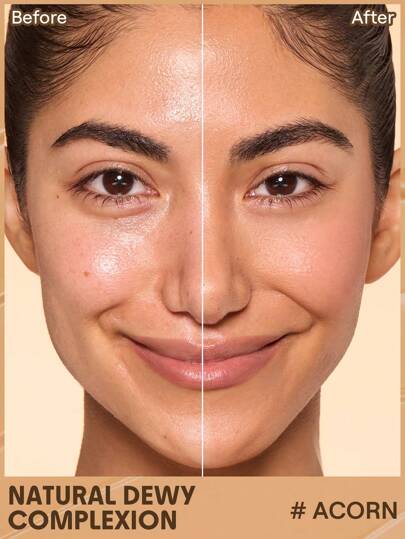 SHEGLAM Dew & Done ملون خفيف للبشرة مع Spf20-Acorn علامة تجارية جمال مكياج ميكب مستحضرات تجميل للنساء الفتيات مثالي لفصل الشتاء الربيع مثالي ل- Y2K أزياء أنيقة رمضان هدية حفلة جاهز أفضل لون