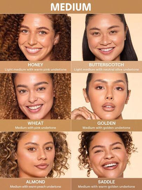 SHEGLAM Dew & Done ملون خفيف للبشرة مع Spf20-Honey علامة تجارية جمال مكياج ميكب مستحضرات تجميل للنساء الفتيات مثالي لفصل الشتاء الربيع مثالي ل- Y2K أزياء أنيقة رمضان هدية حفلة جاهز أفضل لون