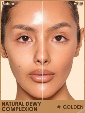 SHEGLAM Dew & Done ملون خفيف للبشرة مع Spf20-Golden علامة تجارية جمال مكياج ميكب مستحضرات تجميل للنساء الفتيات مثالي لفصل الشتاء الربيع مثالي ل- Y2K أزياء أنيقة رمضان هدية حفلة جاهز أفضل لون